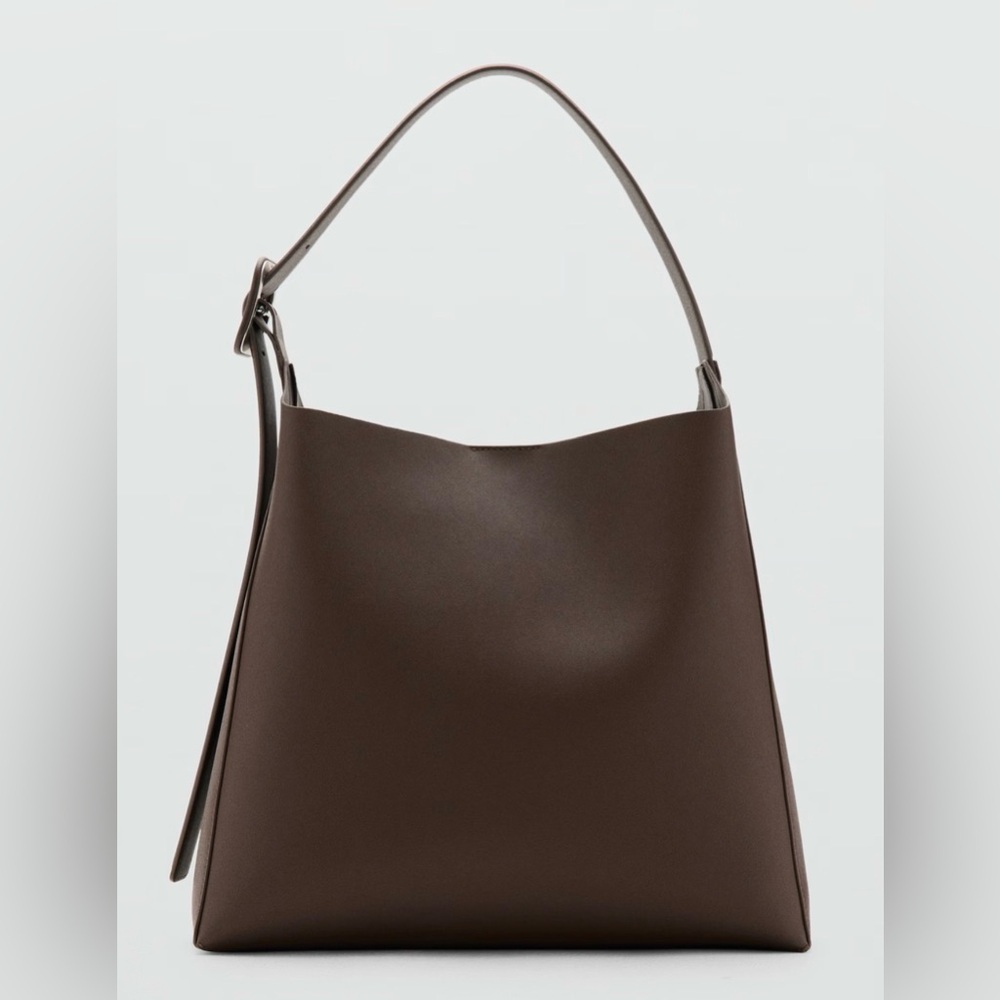 Mango Dark Brown Shoulder Bag